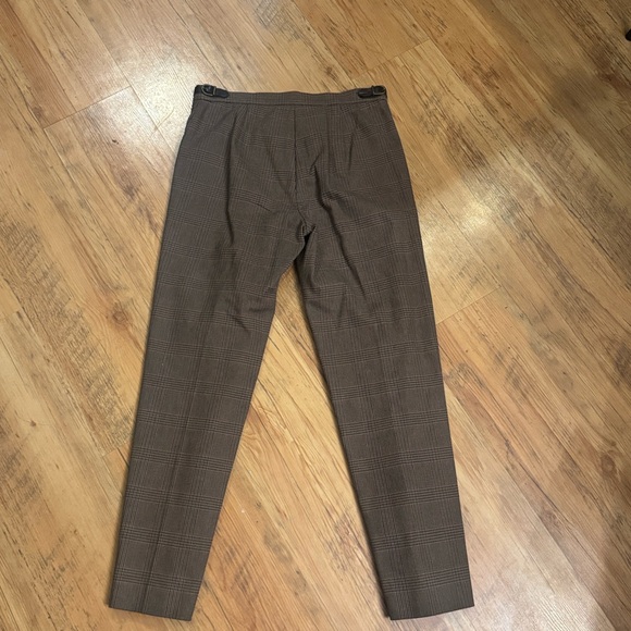 Lauren Ralph Lauren Plaid Pants Green Tag 6 Petite - Picture 2 of 10